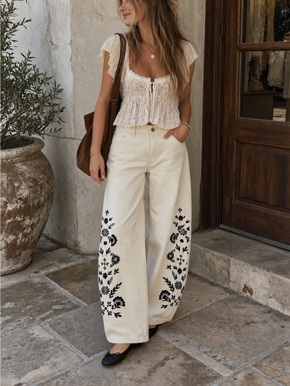 Driftwood Barbara Embroidered Jeans